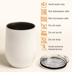 To My Badass Daughter This Is Your Reminder Custom Photo - Personalized Wine Tumbler – view 6