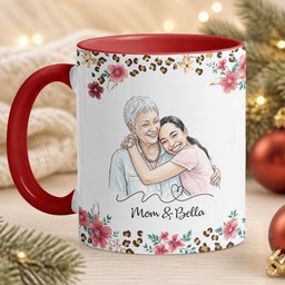 To My Badass Daughter This Is Your Reminder Custom Photo Watercolor - Personalized Mug – view 2