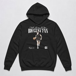 I Will Always Be Your Biggest Fan, Custom Photo, Watercolor Style - Personalized Shirt – view 8