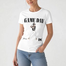 I Will Always Be Your Biggest Fan, Custom Photo, Watercolor Style - Personalized Shirt – view 5