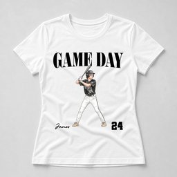 I Will Always Be Your Biggest Fan, Custom Photo, Watercolor Style - Personalized Shirt – view 4