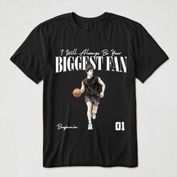 I Will Always Be Your Biggest Fan, Custom Photo, Watercolor Style - Personalized Shirt
