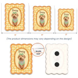 Custom Pretty Pet Portrait - Gifts For Dog Lovers, Cat Lovers - Personalized Magnet – view 7