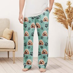 Custom Pet Funny Face Gifts For Dog Lovers, Cat Lovers - Personalized Lounge Pants – view 4