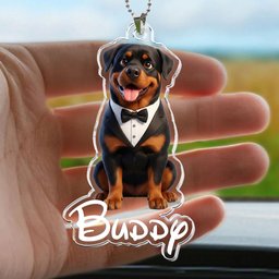 Cartoon Your Pet - Cute Gifts For Dog Mom, Cat Mom - Personalized Rear View Mirror Accessory – view 5