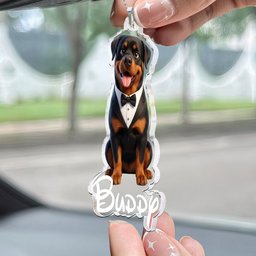 Cartoon Your Pet - Cute Gifts For Dog Mom, Cat Mom - Personalized Rear View Mirror Accessory – view 4