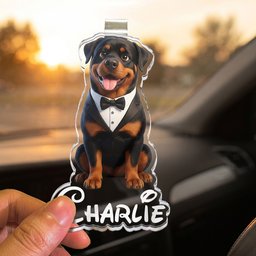 Cartoon Your Pet - Cute Gifts For Dog Mom, Cat Mom - Personalized Car Visor Clip – view 5