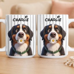 Cartoon Your Pet - Gifts For Dog Mom, Cat Mom - Personalized Mug – view 7