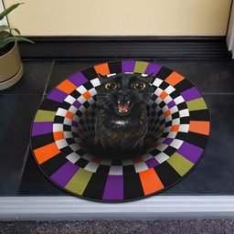 Custom Pet Photo Funny Scream Art - Personalized Doormat – view 4