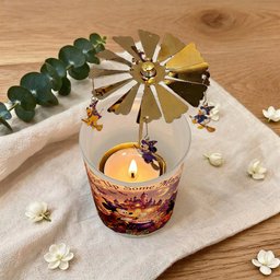 Magical Night - Personalized Mouse Spinning Candle Holder – view 2