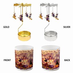 Magical Night - Personalized Mouse Spinning Candle Holder – view 6