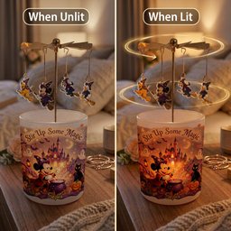 Magical Night - Personalized Mouse Spinning Candle Holder – view 3