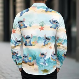 Ohana Means Family - Personalized Ohana Button-Up Shirt – view 5