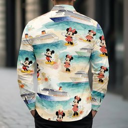 Summer Vibes - Personalized Mouse Button-Up Shirt – view 5