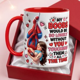 Chaos In Love Accent Mug - Personalized Gifts For Couples – view 4