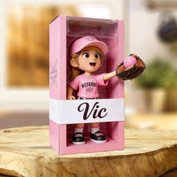 Any Sport - Softball, Volleyball, Football, Basketball,... - Personalized Softball Custom Shaped Acrylic Plaque – view 2