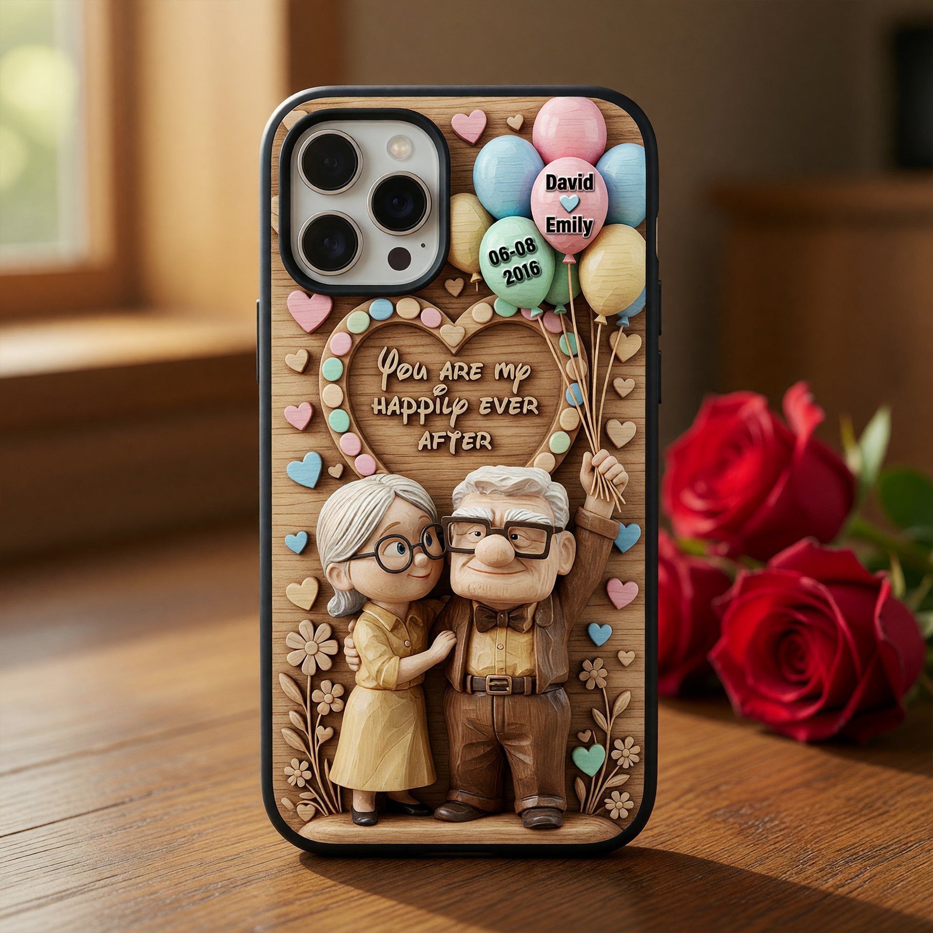 Eternal Love Phone Case, Personalized Gifts For Couple