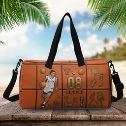 Basketball Player - Personalized Basketball Duffle Bag – view 2