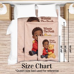 Best Friends - Personalized Yellow Bear Blanket – view 6