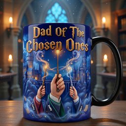 Dad Of The Chosen Ones Heat Changing Mug - Personalized Gifts For Dads – view 4