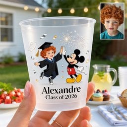 Cheers to the Next Chapter - Personalized Graduation Frosted Cup – view 4