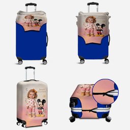 Custom Any Photo & Character, My Adventure - Personalized Mouse Luggage Cover – view 6