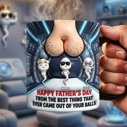 Funny Sperm Magic Coffee Mug - Personalized Gifts For Dad – view 2
