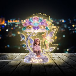 Custom Any Photo - Personalized Kid Acrylic LED Night Light – view 5