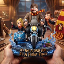 It's Not A Dad Bod It's A Father Figure Acrylic Plaque - Personalized Gifts For Dads – view 2