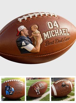 Football Dad - Personalized Father Multi-Sport Ball – view 8