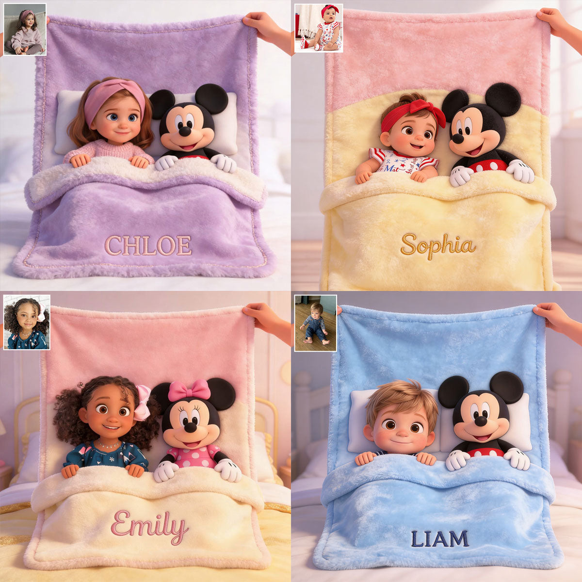 Friends - Personalized Mouse Blanket