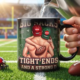 Playful Sporty Couple Magic Mug - Personalized Gifts For Couples – view 3