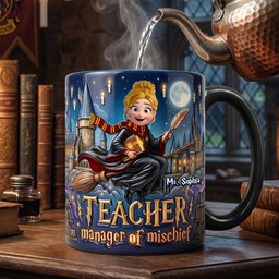 Sorcery Teacher Heat Changing Mug - Personalized Gifts For Teachers – view 4