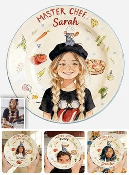 Happy Cooker - Personalized Mouse Ceramic Round Plate – view 8