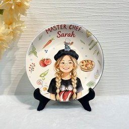 Happy Cooker - Personalized Mouse Ceramic Round Plate – view 6