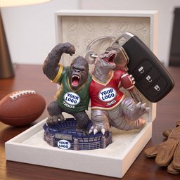 Sport Crashing Rival Acrylic Keychain - Personalized Gifts – view 2