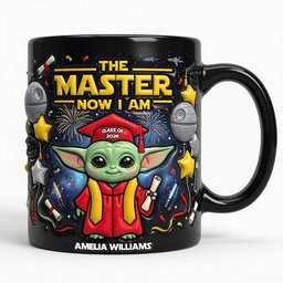 The Grad Now I Am Magic Mug - Personalized Graduation Gifts – view 3