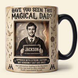 The Legendary Dad Magic Coffee Mug - Personalized Custom Photo Gifts For Dads – view 3