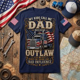 USA Dad Trucker Shirt- Personalized Gifts For Fathers – view 2
