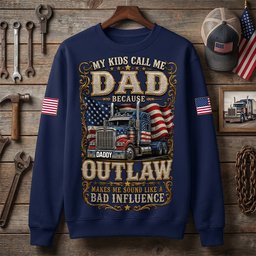 USA Dad Trucker Shirt- Personalized Gifts For Fathers – view 3