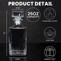 Warriors Celebrate America 250th Anniversary Decanter Set - Personalized Gifts For Patriots – view 4