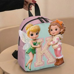 Magic Friends - Personalized Flying Fairy Changeable Leather Patch Backpack – view 2