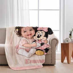 Magical Friends - Personalized Mouse Blanket – view 8