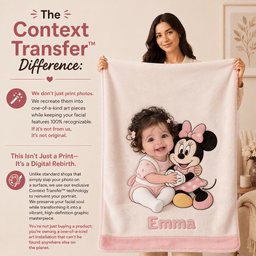 Magical Friends - Personalized Mouse Blanket – view 7
