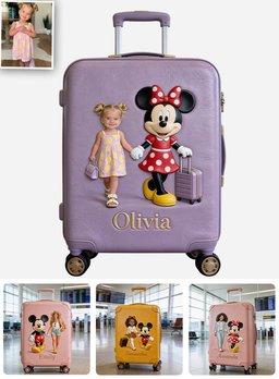 Magical Travel Buddy - Personalized Mouse Luggage Cover – view 7