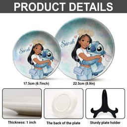 Ohana Friends - Personalized Ohana Ceramic Round Plate – view 7