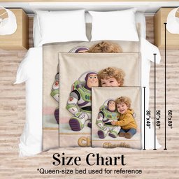 Toy Friends - Personalized Movie For Kids Blanket – view 6