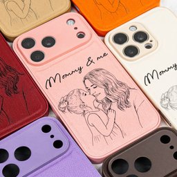 Custom Photo Mother's Day Gift For Wife, Mom, Grandma - Personalized Phone Case – view 5
