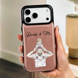 Custom Photo Watercolor Father's Day Gift For Dad, Husband - Personalized Phone Case – view 4