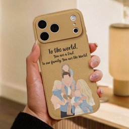 Father's Day Gift Custom Dad Portrait For Father, New Dad - Faceless Art - Personalized Phone Case – view 2